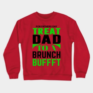 Dad Loves Brunch Crewneck Sweatshirt